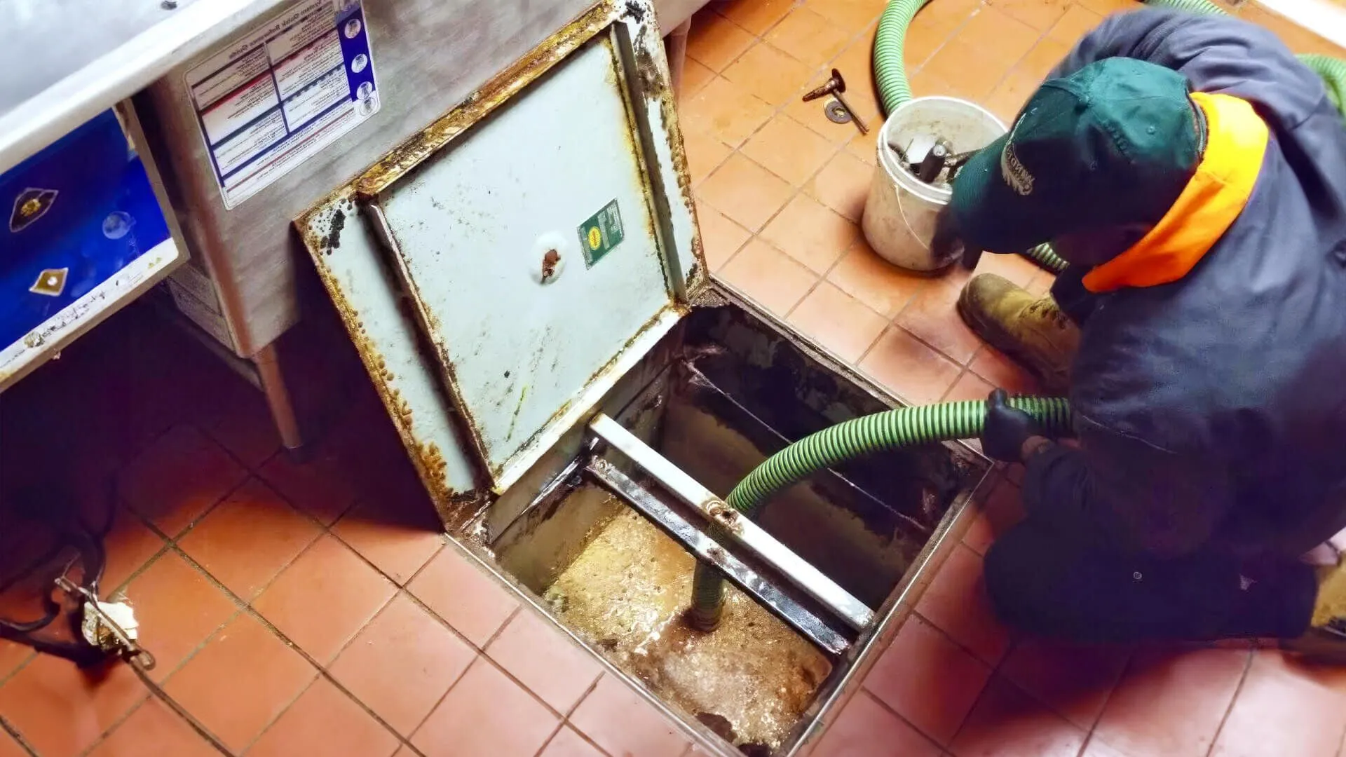 Used cooking oil collection at a Rhode Island restaurant, BioLive