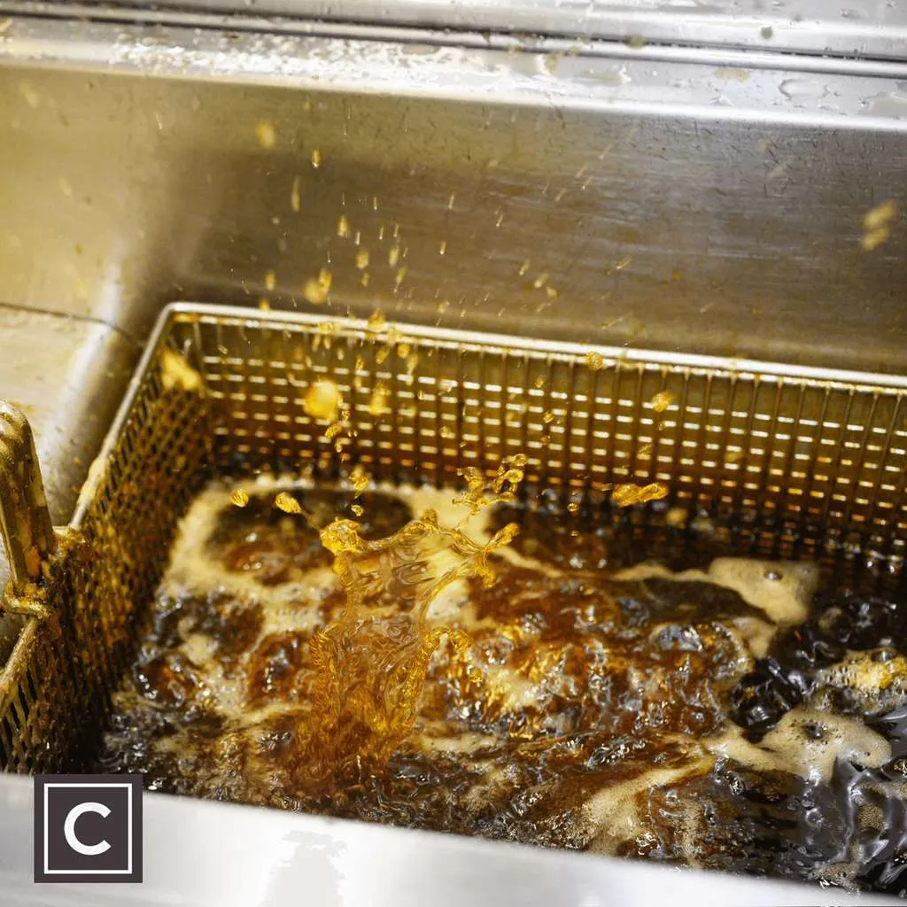 Used cooking oil collection at a Rhode Island restaurant, BioLive