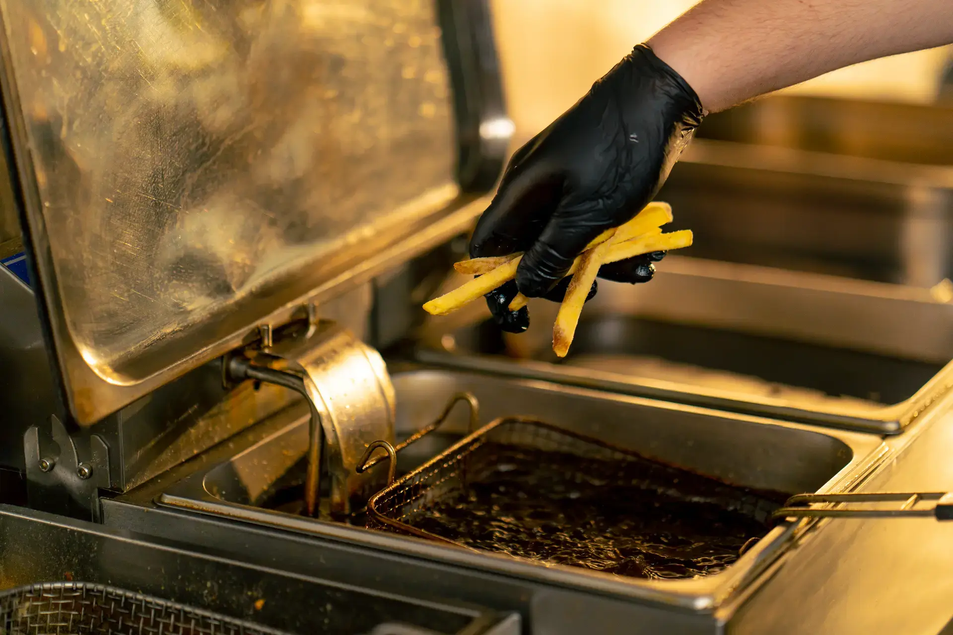Used Cooking Oil Collection in Rhode Island commercial kitchen